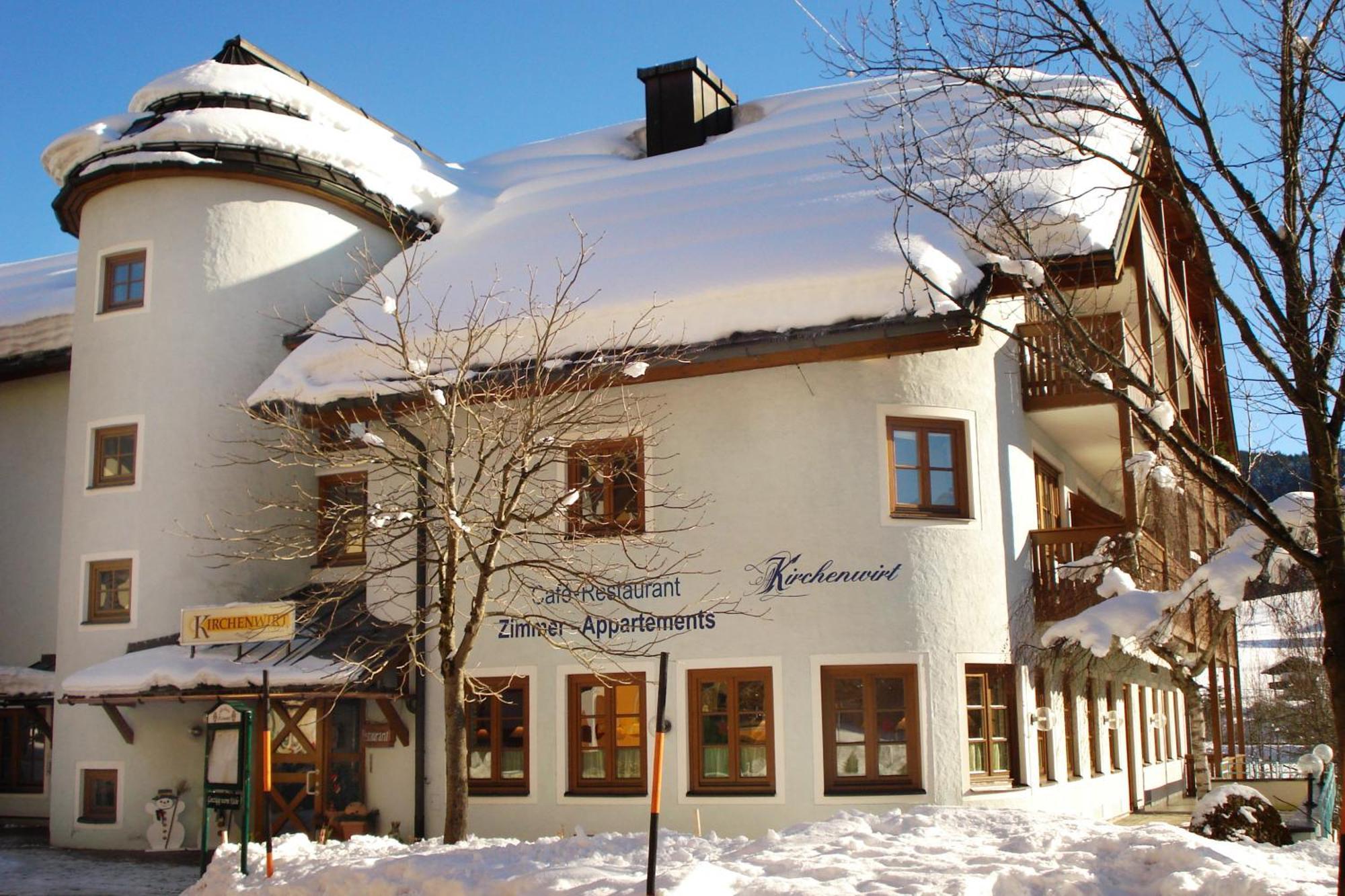 Dachstein West Hotel Gmbh-Kirchenwirt Russbach Russbach am Pass Gschütt Exteriér fotografie